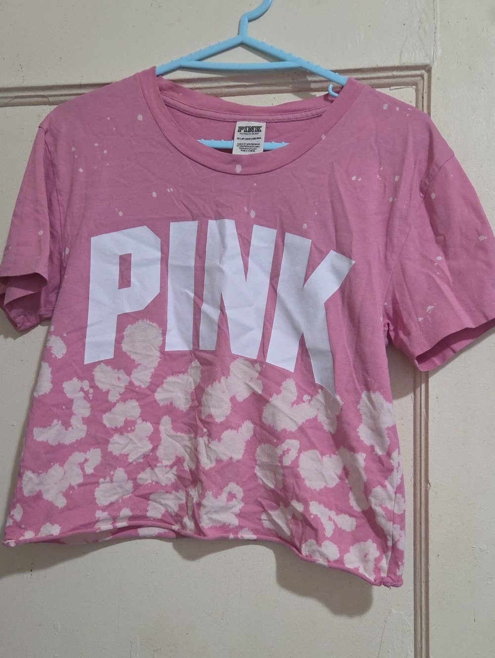 PINK Victoria's Secret Pink Tie-Dye Logo Tee